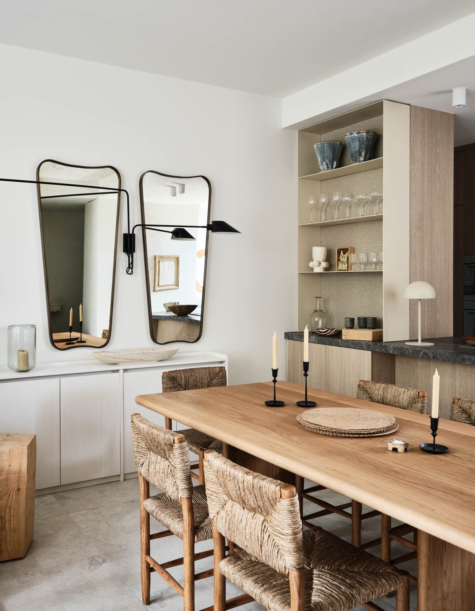 Echo.1 kitchen, a completed sustainable townhouse in Hawthorn