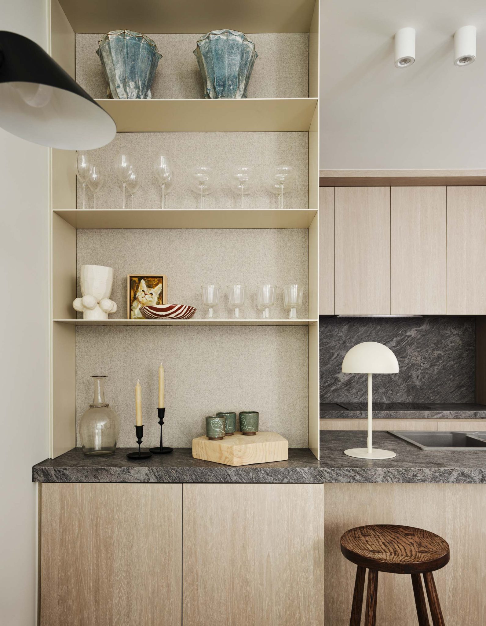 Echo.1 kitchen, a completed sustainable townhouse in Hawthorn