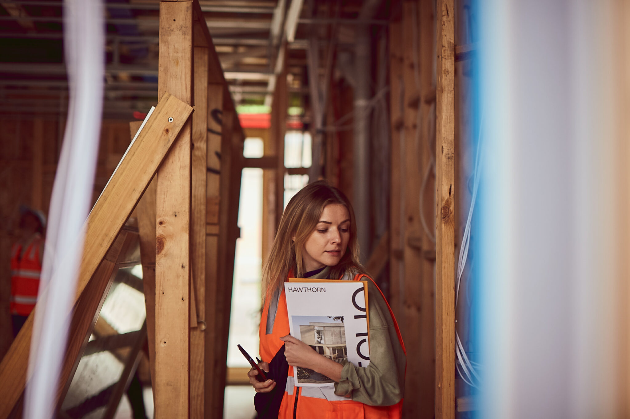 Echo.1 passivhaus open day for residents to see the build progress